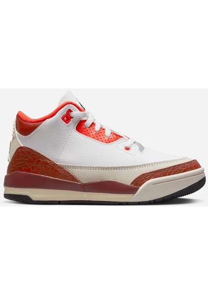 Air Jordan 3 Retro Çocuk Basketbol AYAKKABISI-DV7027-108