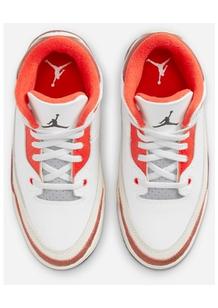 Air Jordan 3 Retro Çocuk Basketbol AYAKKABISI-DV7027-108 modelleri