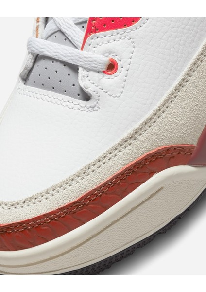 Air Jordan 3 Retro Çocuk Basketbol AYAKKABISI-DV7027-108 indirimleri