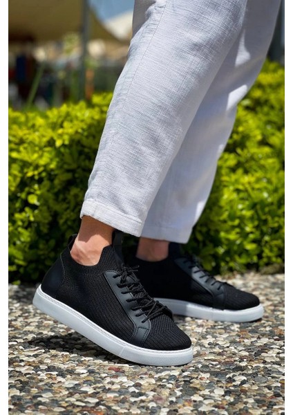 KB-112 Kuback Siyah Triko Bağcıklı Günlük Erkek Ayakkabı