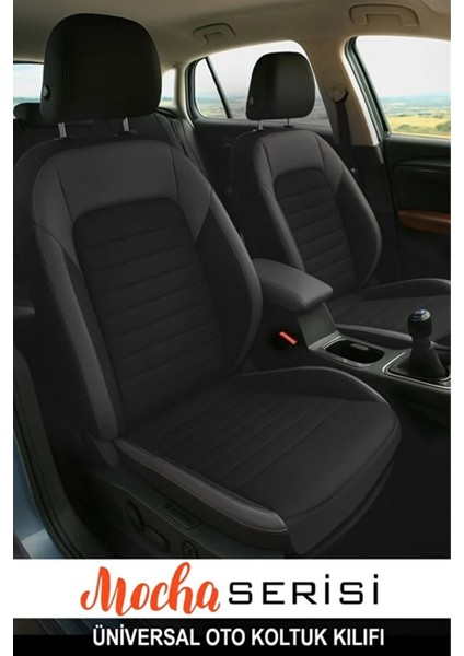 Toyota Yaris 2000 2020 Uyumlu Moka Serisi Siyah Oto Kılıfı Tam Set