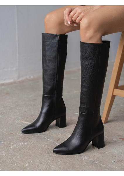 Boden Siyah Hakiki Deri Çizme modelleri