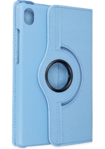 Ds-Derin Newface Samsung Galaxy X510 Tab S9 Fe 11 Kılıf 360 Tablet Deri Kılıf - Turkuaz