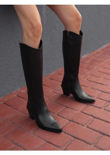 Arnold Siyah Hakiki Deri Çizme fiyatları