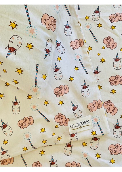 Bebek Nevresim Takımı %100 Pamuk Unicorn 70X110 modelleri