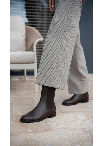 Ossy Kahve Deri Bot modelleri