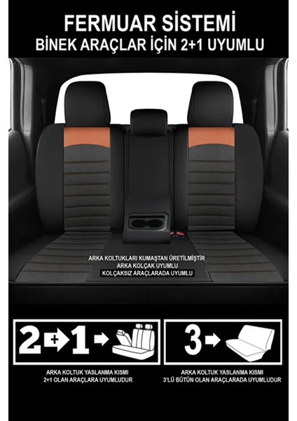 Suzuki Swiftı (Facelift 2013) 1.2 (90 Hp) Eco 5d 2014 Uyumlu Formi Serisi Taba Oto Kılıfı Tam Set indirimleri