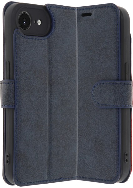 Ds-Derin Newface Iphone 16E Kılıf Trend S Plus Kapaklı Kılıf - Lacivert