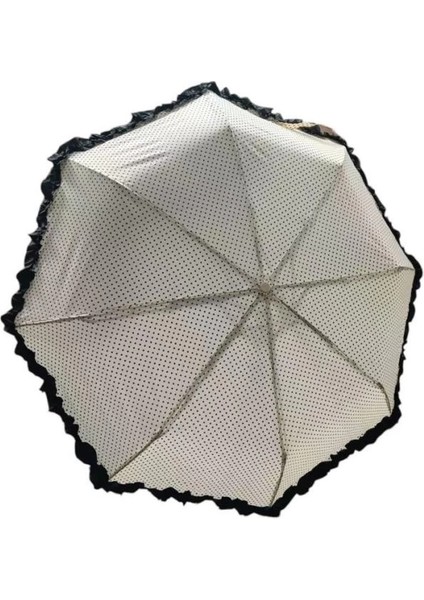 Bfs TK-3665 Katlanır Otomatik Şemsiye 8 Telli Desenli Fırfırlı fiyatları
