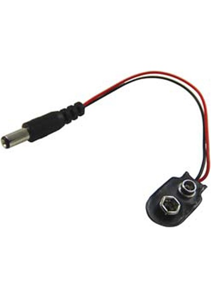 9 Volt Pil Başlığı Jaklı (10 Adet)