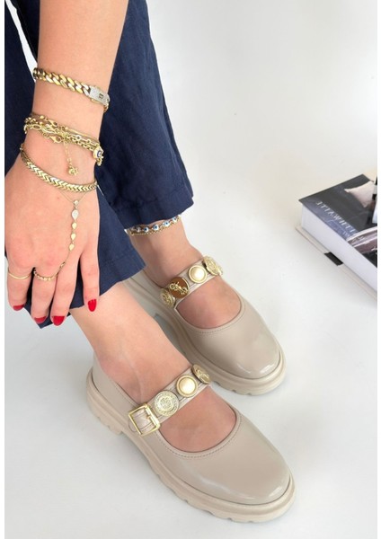 Eyesof Okira Bej Rugan Oxford Ayakkabı modelleri