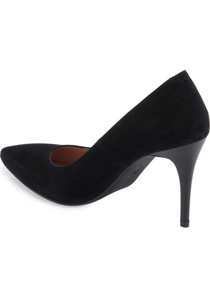 Siyah Hakiki Deri Kadın Stiletto - K24S1AY67599-A01