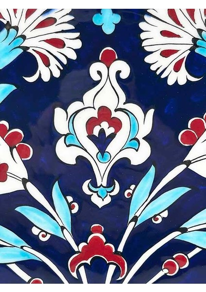 Resmî Davet Hediyesi, Karanfil Desenli El Yapımı Iznik Çini Tabak fiyatları