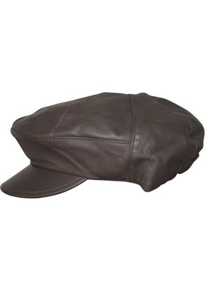 Hakiki Deri Kasket Şapka Açık Kahverengi Hakikideriaçıkkahverengikasket1 fırsatları