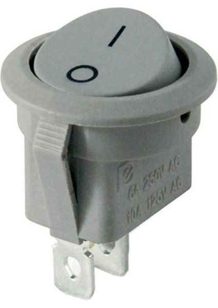 IC-133B Gri 2 Pinli Işıksız Yuvarlak Açma-Kapama Anahtarı fiyatları