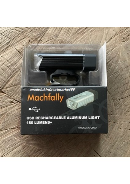 Mac Metal Gövde LED Bisiklet Feneri Şarjlı Bisiklet Lambası Klipsli 4 Farklı