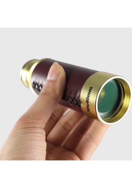 Bfs 30X40 Panda Büyük Mercekli Pirinç Gövdeli Deri Çantalı Denizcilik Korsan Dürbün fiyatları