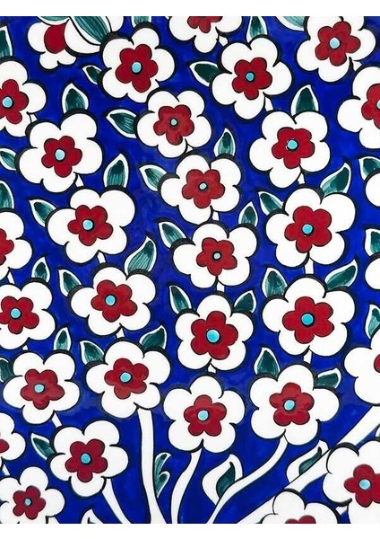 Devlet Erkânı Hediyesi, Mavi Zeminli Hayat Ağacı Iznik Çini Tabak fiyatları