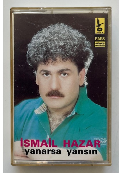 Ismail Hazar Yanarsa Yansın Kaset (Orijnal Dönem Kağıt Baskı Kaset)