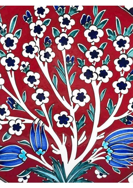 Hayat Ağacı Motifli Iznik Çini Tabak fiyatları