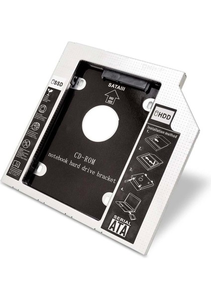 HDD Caddy Kızak Ata 12.7 mm Sılver HDX1754