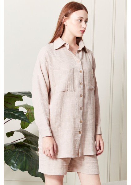 %100 Pamuk Kumaş Kadın Gömlek fiyatları