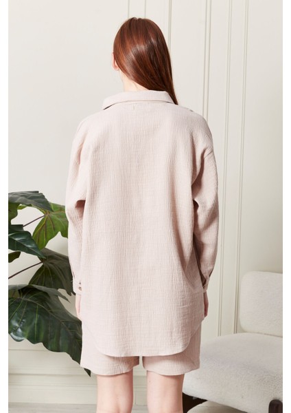 %100 Pamuk Kumaş Kadın Gömlek fırsatları