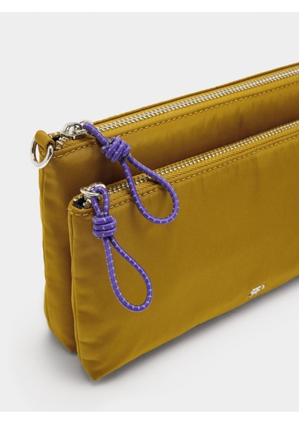 Teknik Kumaş Çapraz Askılı Çanta fiyatları