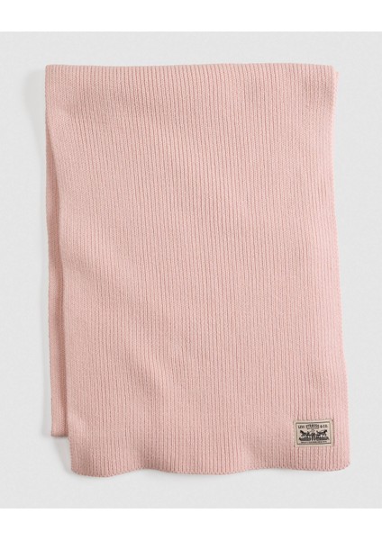 Kadın Pembe Örme Atkı 000JG-0003