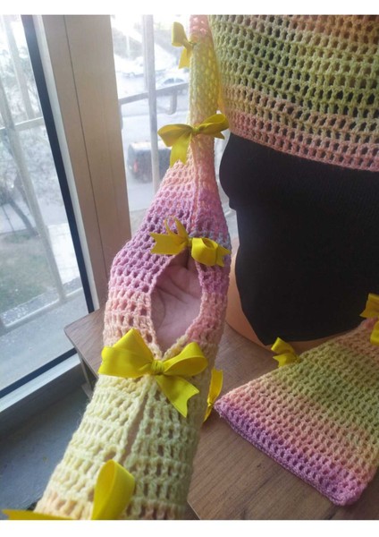 File Desen Kurdeleli Bahar Bolero Handmade fırsatları