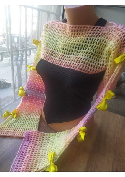 File Desen Kurdeleli Bahar Bolero Handmade