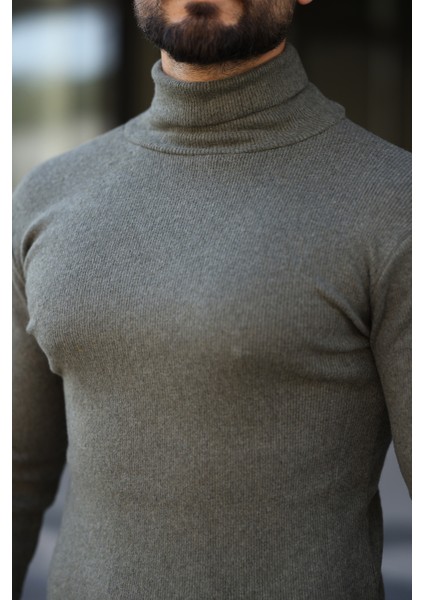 3'lü Paket Yarım Boğazlı Erkek Kazak modelleri