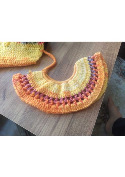 Handmade Renkli Kol Detaylı Büstiyer Crop Top modelleri
