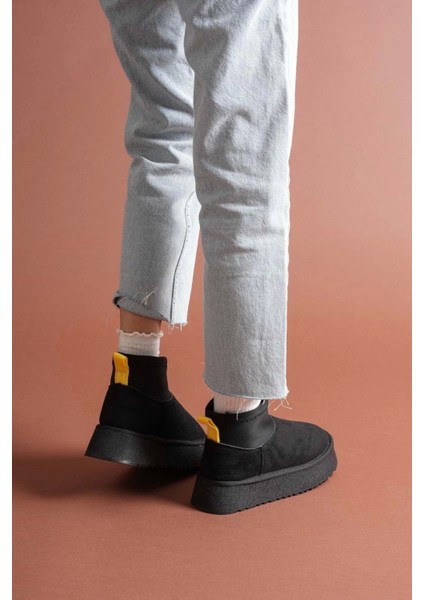 Cuen Siyah Süet Bot modelleri