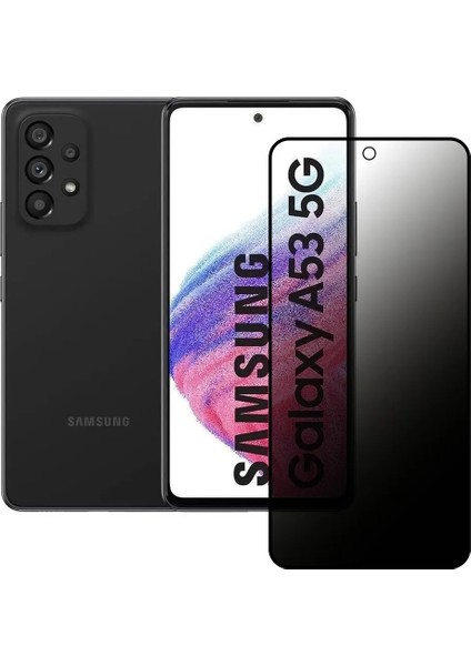 Samsung Galaxy A53 Hayalet Ekran Koruyucu 9h Tam Uyumlu Gizleyen Kırılmaz Cam