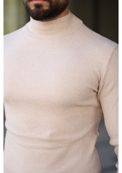 3'lü Paket Yarım Boğazlı Erkek Kazak modelleri