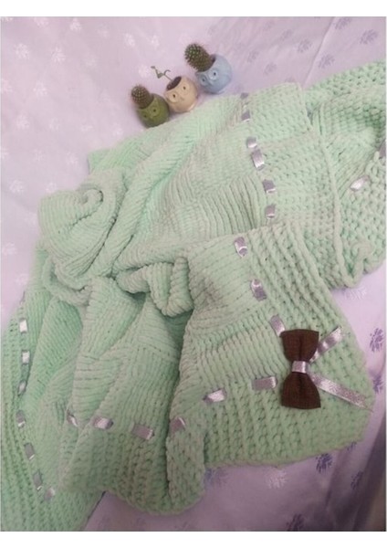 Bebek Battaniyesi Mint Yeşil