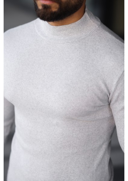 3'lü Paket Yarım Boğazlı Erkek Kazak