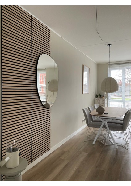 Ceviz Renk Akustik Duvar Paneli 50X50 cm – Mdf & Keçe Tabanlı Dekoratif Panel fırsatları