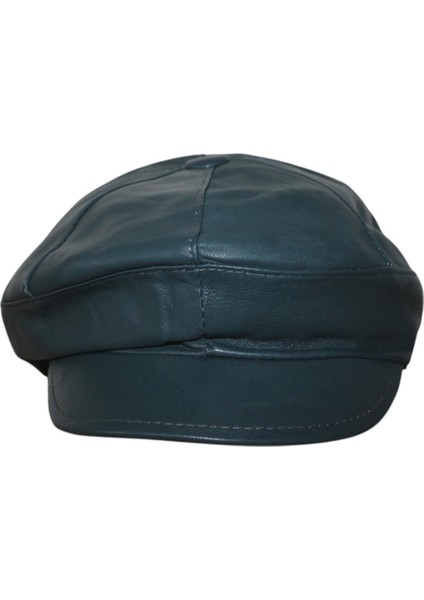Hakiki Deri Kasket Şapka Erkek Yeşil Rengi HAKIKIDERIYEŞILKASKET11 modelleri