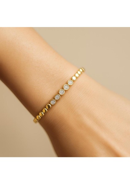 22 Ayar Altın Kaplama Bileklik Bilezik Künye