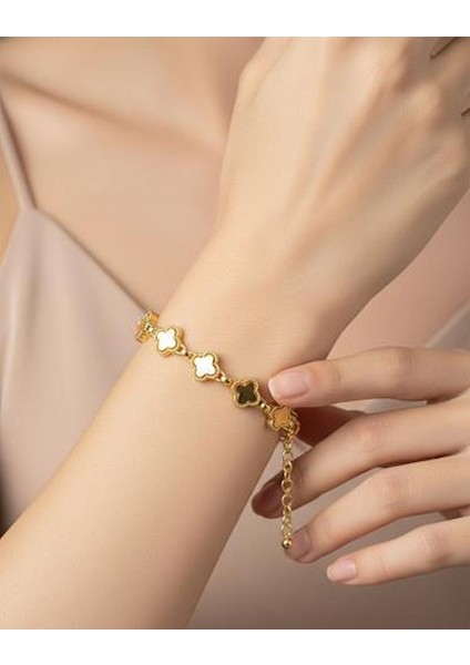 22 Ayar Altın Kaplama Kolye Küpe Bileklik 3’lü Takı Seti | Kadın Altın Renk Zarif Kombin fırsatları