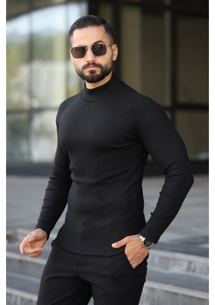 3'lü Paket Yarım Boğazlı Erkek Kazak fırsatları