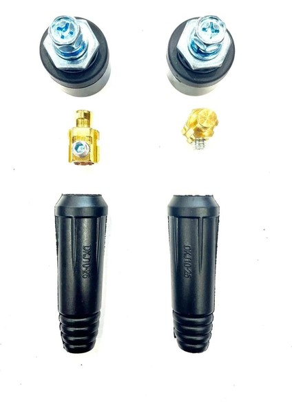 Kaynak Makina Jack 10–25 Tip Kaynak Makina Soketi (2 Takım)