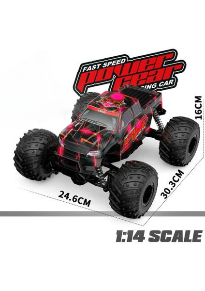 Oyuncak Uzaktan Kumandalı 4x2 Rock Crawler Arazi Aracı LED Işıklı Şarjlı Full Fonksiyon +20 Km Hız Yapan Arazi Aracı Kırmızı Yeşil ve Kırmızı fırsatları