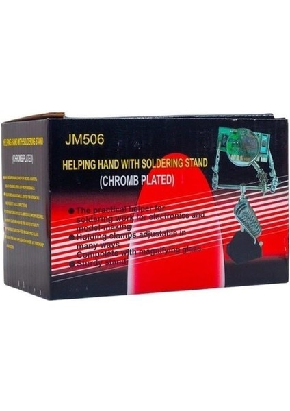 PM-7194 3 Konumlu Büyüteç Havya Standı fırsatları