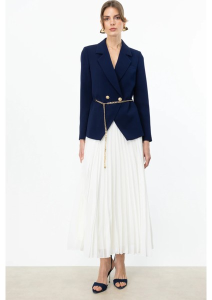 Kadın Piliseli Maxi Boy Tül Etek 1086 Ekru fiyatları