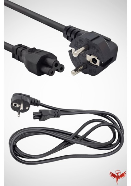 1.5 Metre Yonca Power Kablo - Notebook Adaptör Güç Kablosu 3*0.5mm 10A-16A 250V 500W 1.5mt modelleri