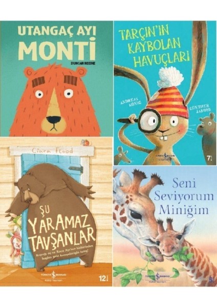 Utanganç Ayı Monti/tarçın'ın Kaybolan Havuçları/şu Yaramaz Tavşanlar /seni Seviyorum Miniğim