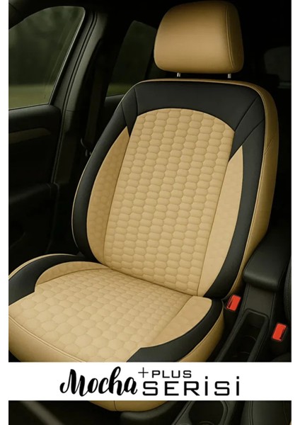 Mini Countryman (R60) Cooper S 1.6 (184 Hp) All4 2013 Uyumlu Moka Plas Serisi Bej Oto Kılıfı Tam Set
